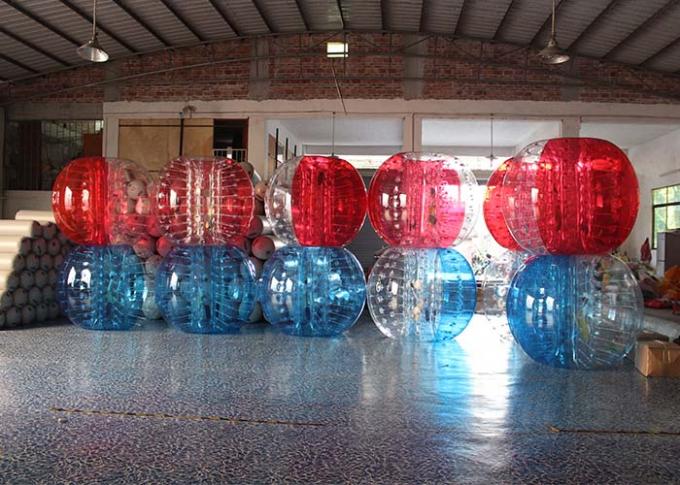 pallone da calcio della bolla commerciale del PVC/TPU 1.8m/di 1.5m con la prova dell'acqua/la resistenza al fuoco