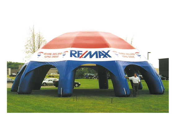 Porcellana Tenda di campeggio gonfiabile bianca/blu materiale gonfiabile del PVC della tenda di evento di 10mL X di 10mW x di 6mH fornitore
