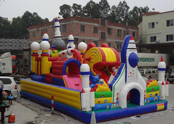 Porcellana Fuori di/il gioco commerciale di Funcity parco di divertimenti gonfiabile dell'interno gioca per il gioco dei bambini fornitore