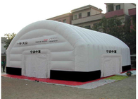 Grande tenda gonfiabile stampata dell'aria del partito con il logo nel bianco per nozze