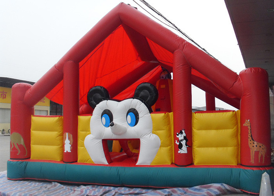 Porcellana Grande parco gonfiabile di divertimento di Outoodr Mickey Mouse/mondo gonfiabile divertimento del fumetto fornitore
