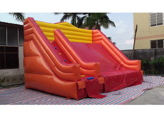 acquascivolo gonfiabile gigante blu di Commercia del campo da giuoco degli adulti e dei bambini del PVC di 0.55mm per il partito fornitore