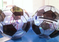Porcellana Palla di camminata dell&#039;acqua gonfiabile variopinta di forma di calcio per gli affitti esportatore